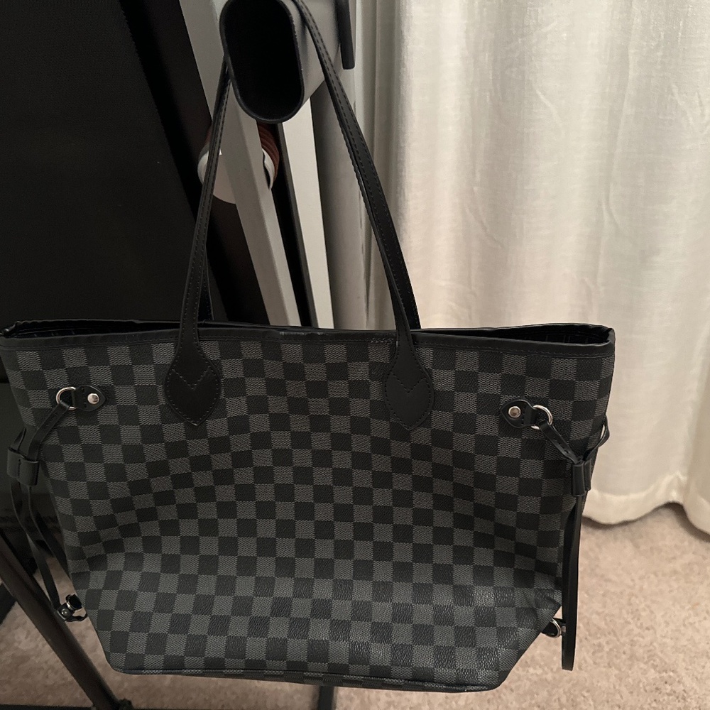 Tote Bag- checkered pattern